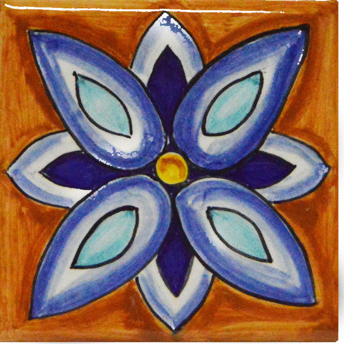 FRANCESCA NICCACCI: Deruta Vario Hand Painted Wall Tile - tops-selection.shop