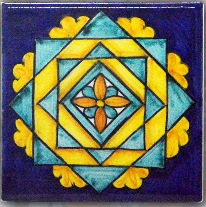 FRANCESCA NICCACCI: Deruta Vario Hand Painted Wall Tile - tops-selection.shop
