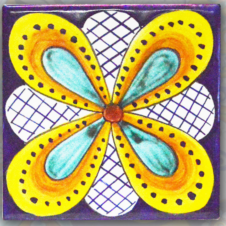 FRANCESCA NICCACCI: Deruta Vario Hand Painted Wall Tile - tops-selection.shop