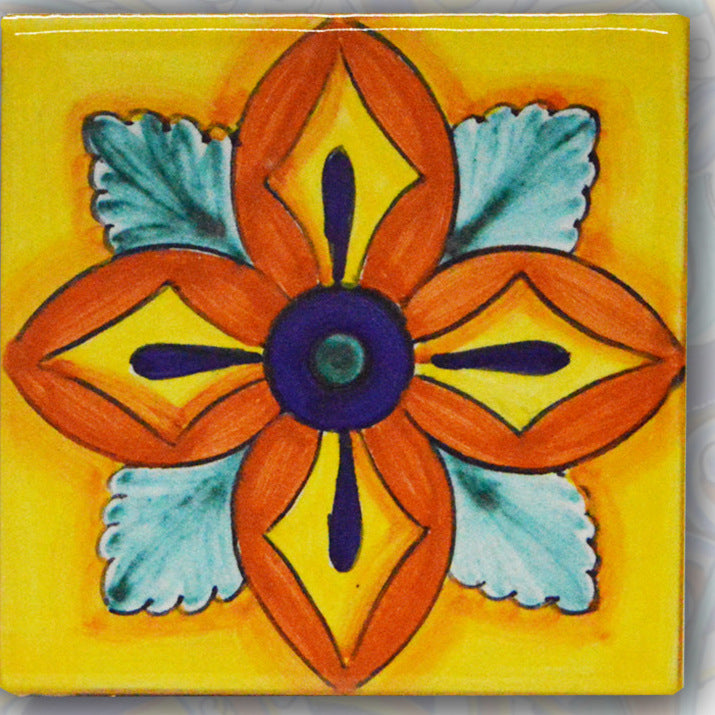 FRANCESCA NICCACCI: Deruta Vario Hand Painted Wall Tile - tops-selection.shop