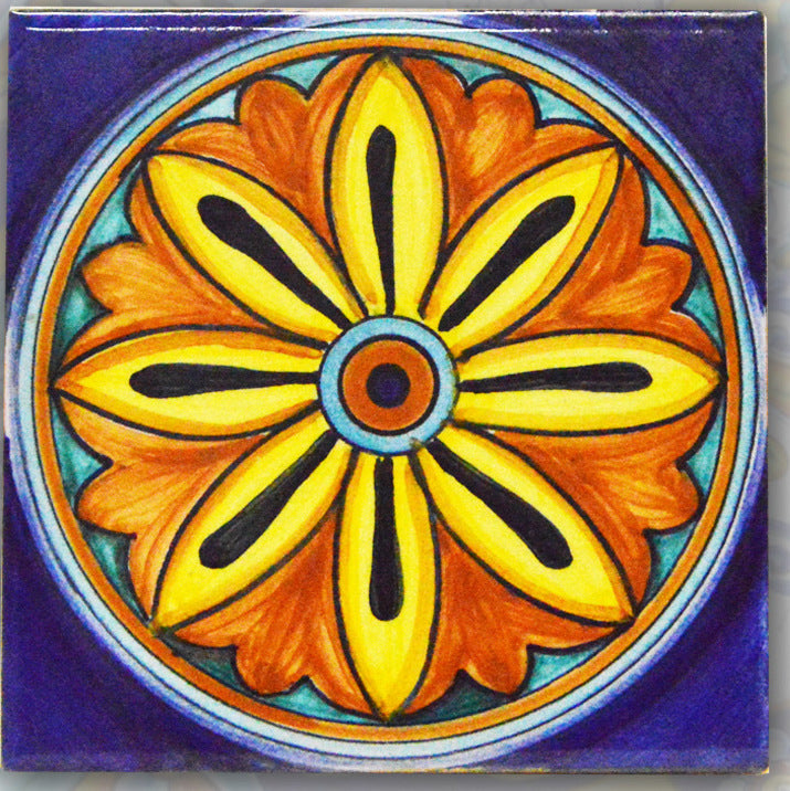 FRANCESCA NICCACCI: Deruta Vario Hand Painted Wall Tile - tops-selection.shop