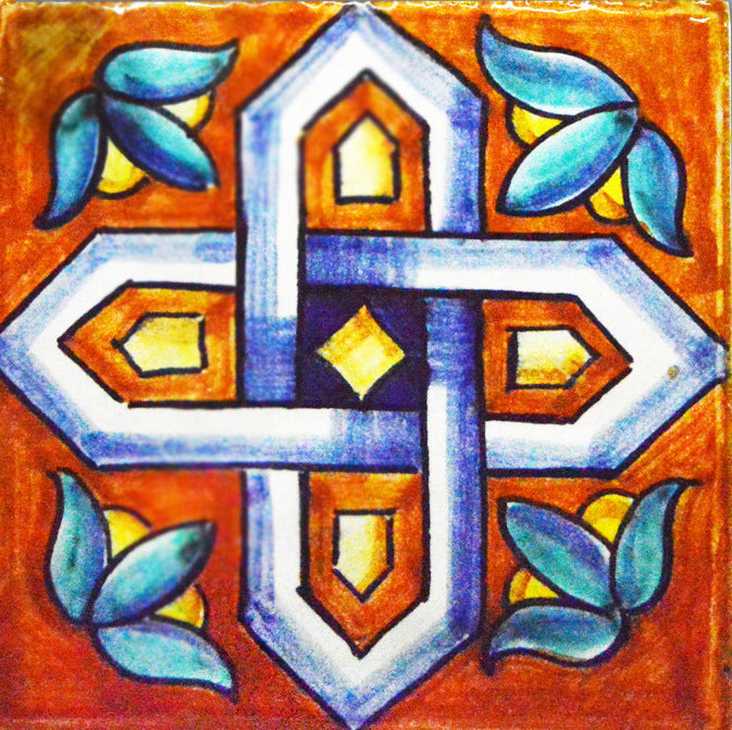 FRANCESCA NICCACCI: Deruta Vario Hand Painted Wall Tile - tops-selection.shop