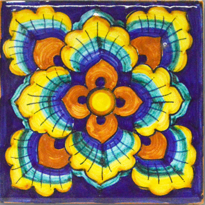FRANCESCA NICCACCI: Deruta Vario Hand Painted Wall Tile - tops-selection.shop