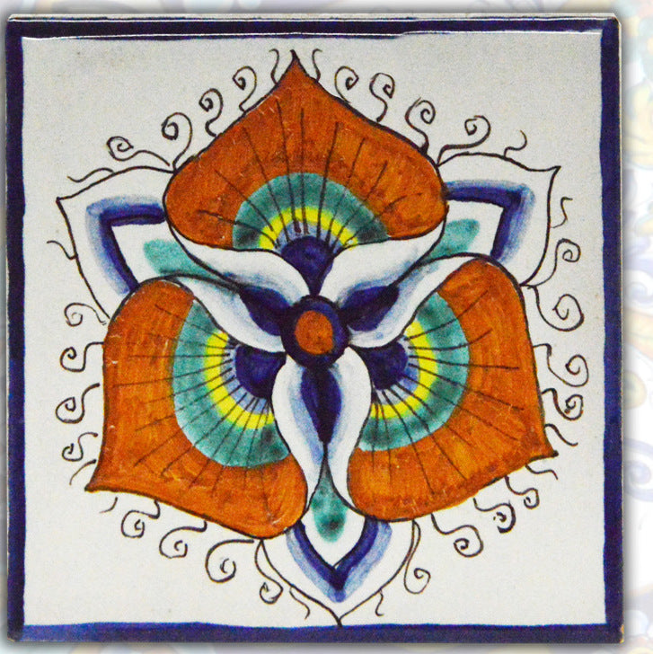 FRANCESCA NICCACCI: Deruta Vario Hand Painted Wall Tile - tops-selection.shop