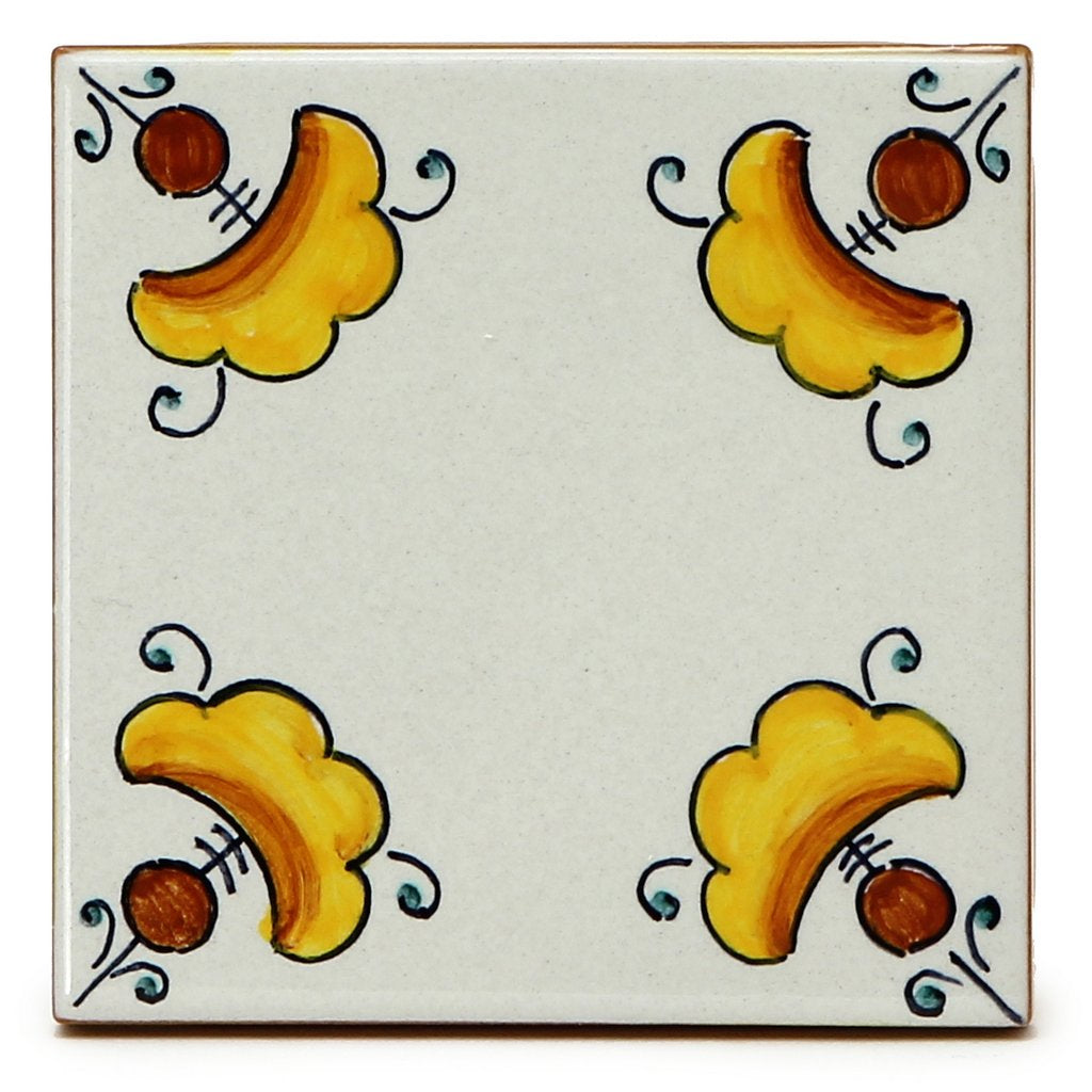 FRANCESCA NICCACCI: Deruta Vario Hand Painted Wall Tile - tops-selection.shop