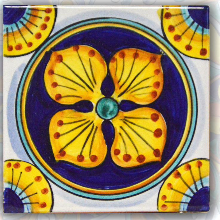 FRANCESCA NICCACCI: Deruta Vario Hand Painted Wall Tile - tops-selection.shop