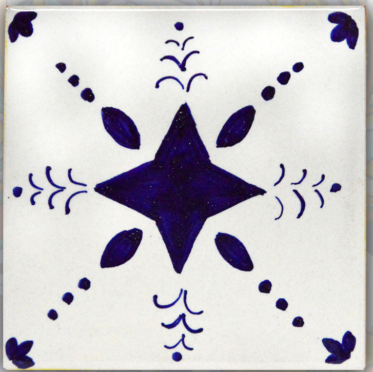 FRANCESCA NICCACCI: Deruta Vario Hand Painted Wall Tile - tops-selection.shop