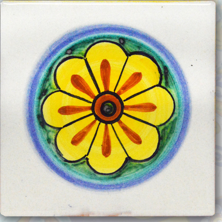 FRANCESCA NICCACCI: Deruta Vario Hand Painted Wall Tile - tops-selection.shop