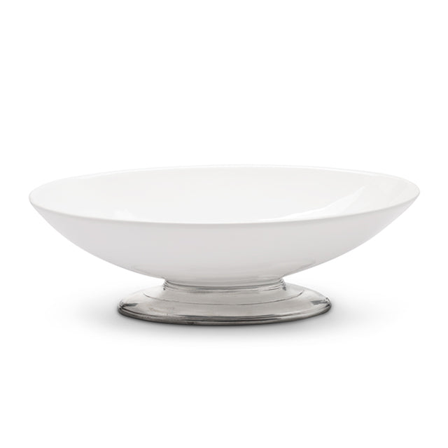 ARTE ITALICA: Tuscan Footed Oval Bowl - tops-selection.shop