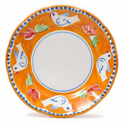 VIETRI: CAMPAGNA Uccello Dinner Plate - tops-selection.shop