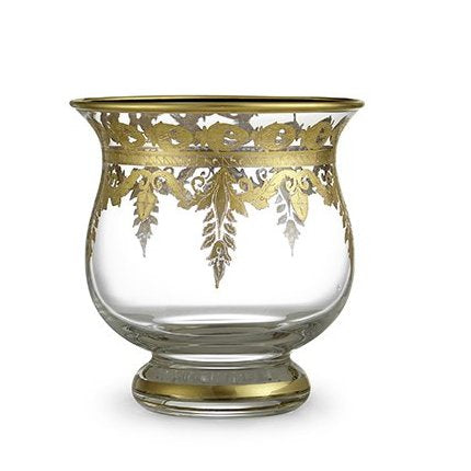 ARTE ITALICA: Vetro Gold Candleholder - tops-selection.shop