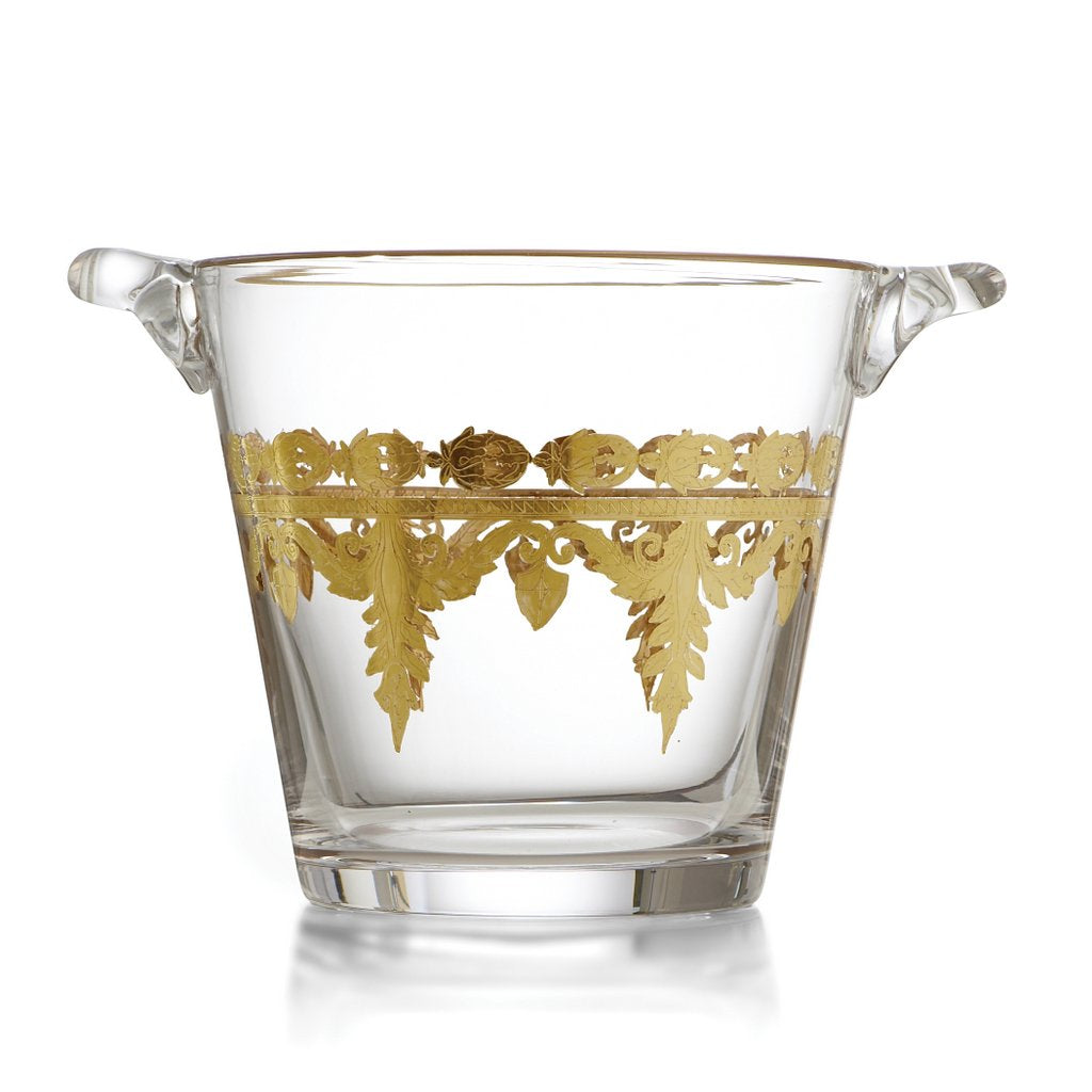 ARTE ITALICA: Vetro Gold Ice Bucket - tops-selection.shop