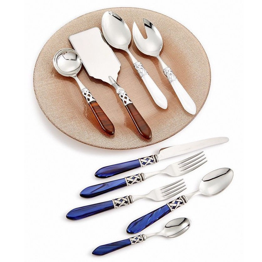 VIETRI: Aladdin Five Piece Place Setting TORTOISESHELL - tops-selection.shop