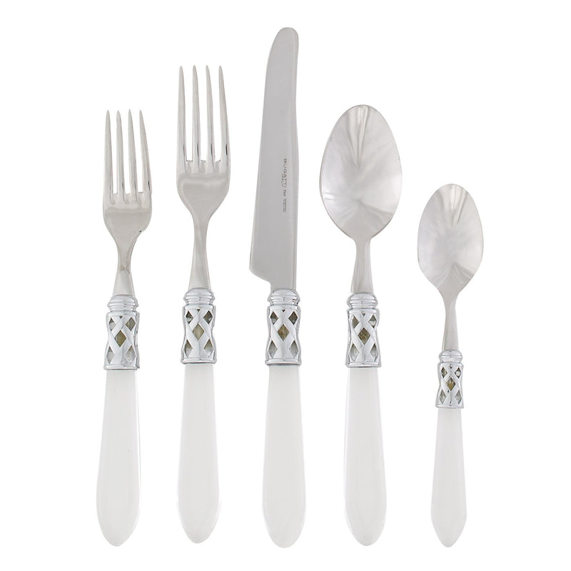 VIETRI: Aladdin Five Piece Place Setting CLEAR - tops-selection.shop
