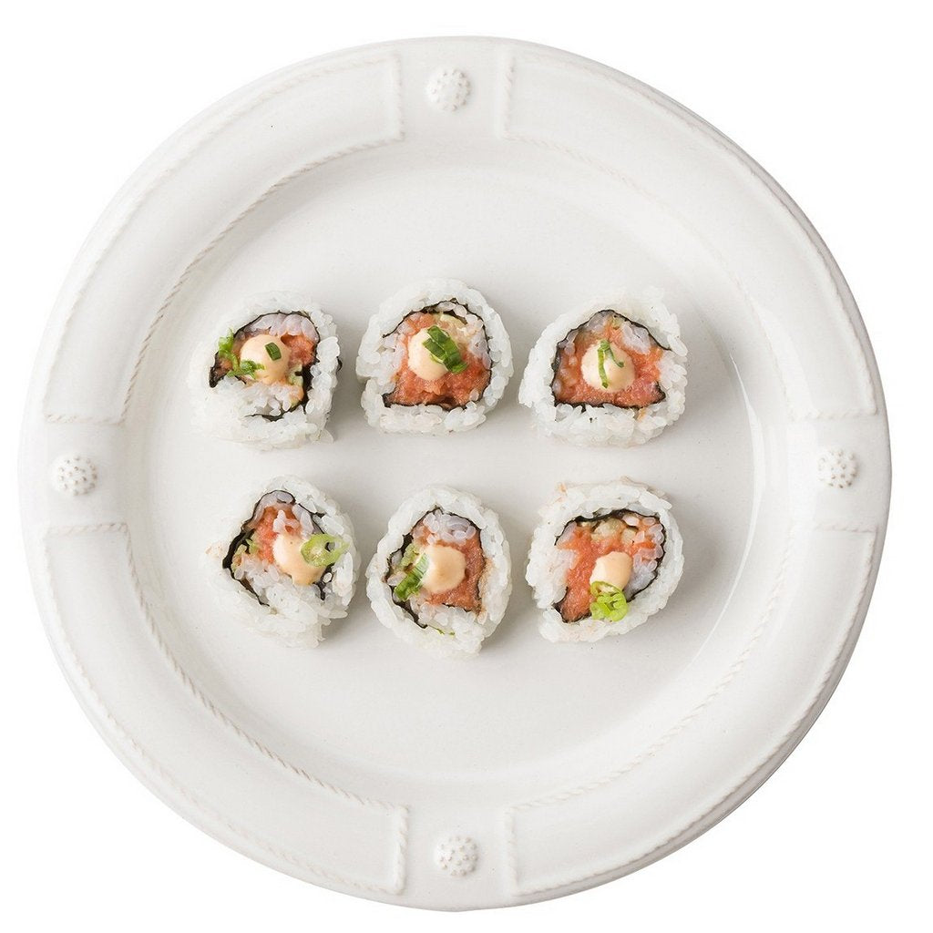 JULISKA: Berry & Thread French Panel Whitewash Side/Cocktail-Bread Plate - tops-selection.shop