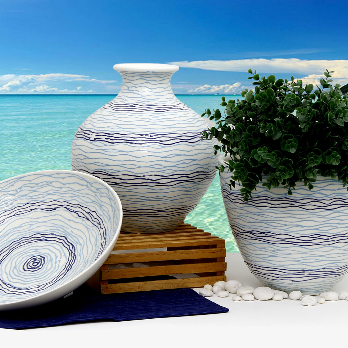 MARE BLU: Cachepot Planter - tops-selection.shop