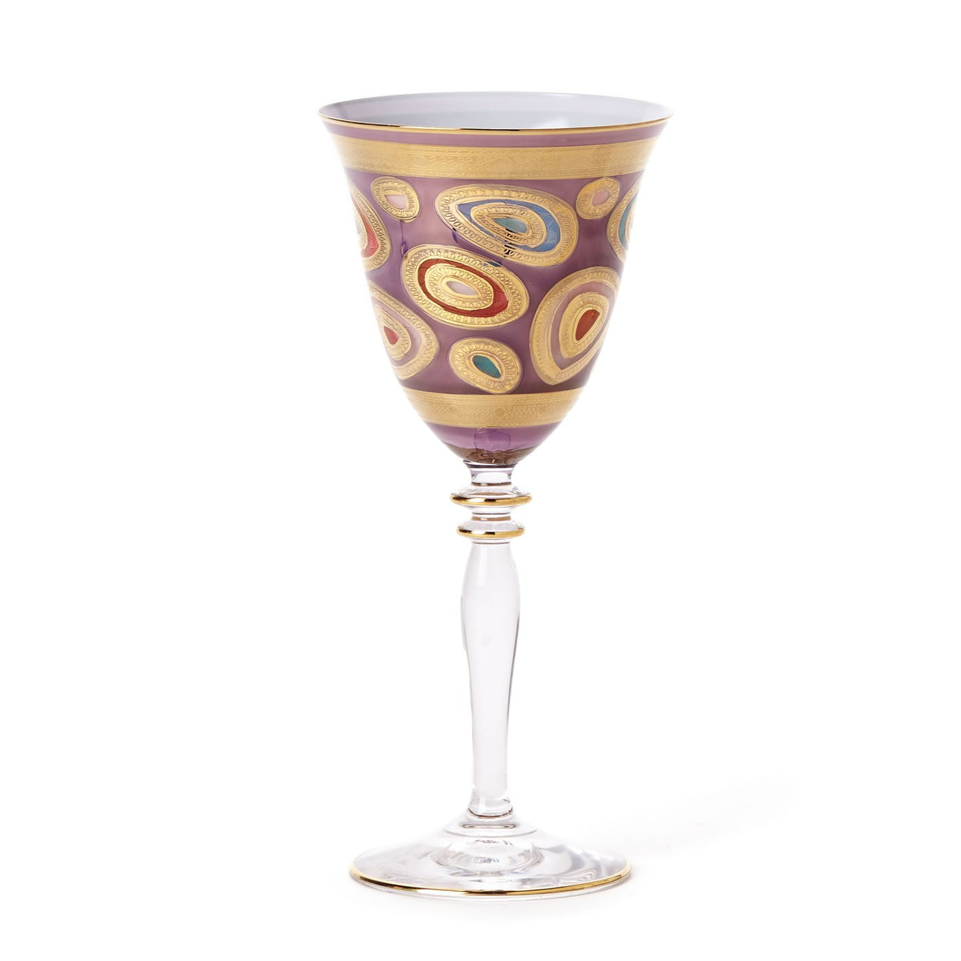 VIETRI: Regalia De Luxe Goblet ~ PURPLE - tops-selection.shop