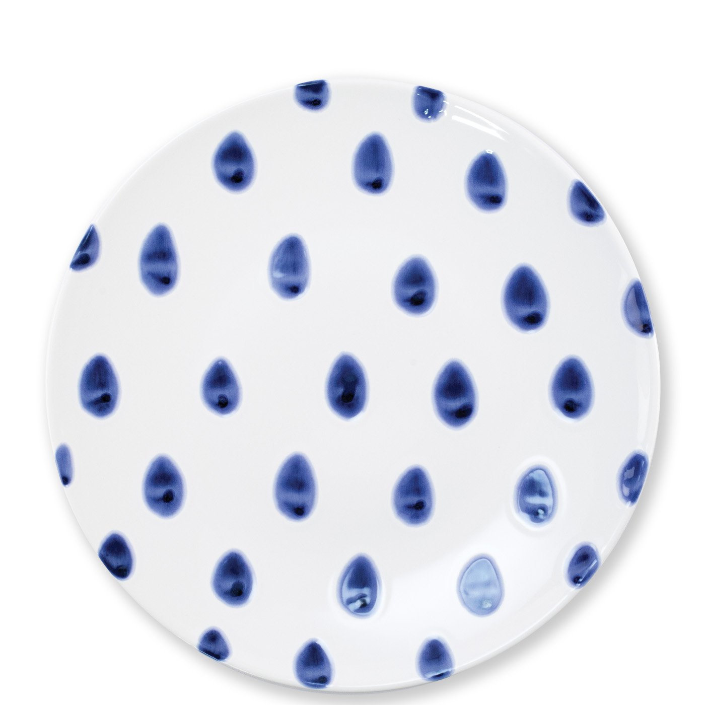VIETRI: Santorini Dot Dinner Plate - tops-selection.shop