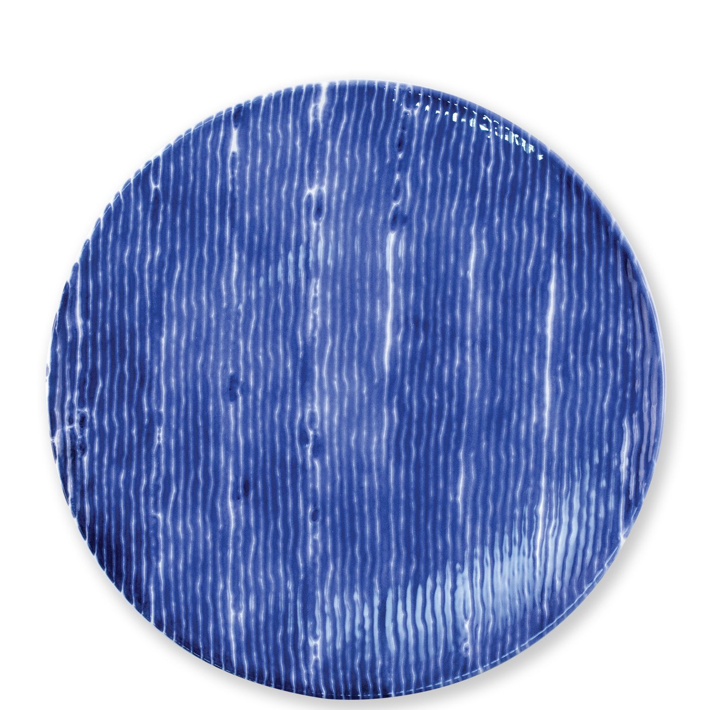 VIETRI: Santorini Stripe Dinner Plate - tops-selection.shop