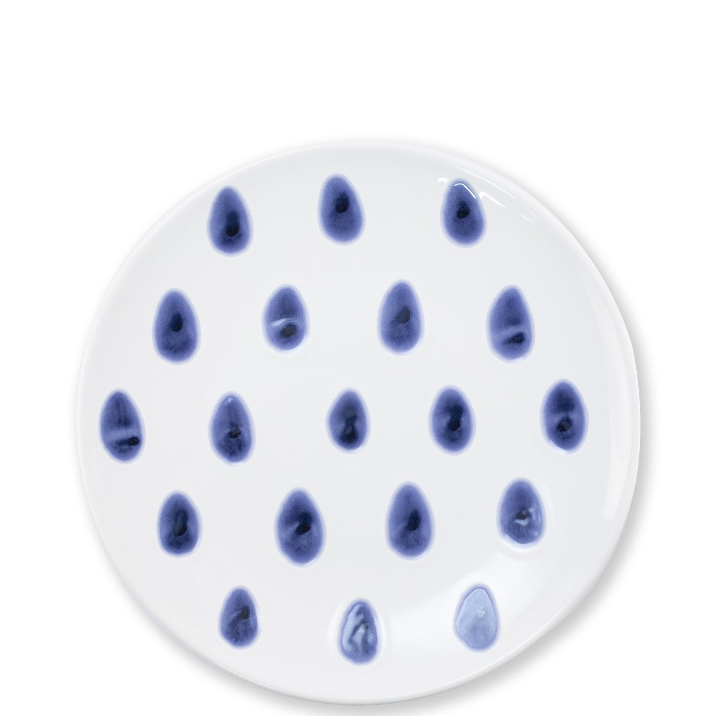 VIETRI: Santorini Dot Salad Plate - tops-selection.shop