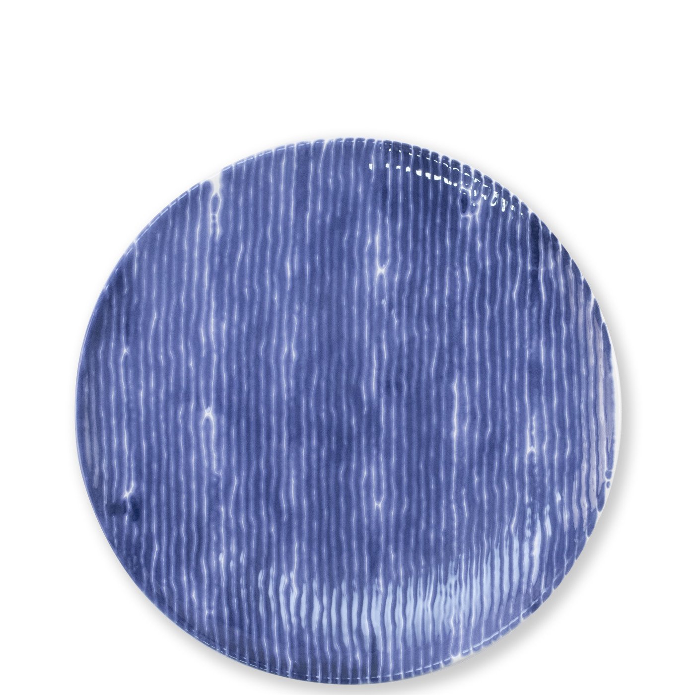 VIETRI: Santorini Stripe Salad Plate - tops-selection.shop