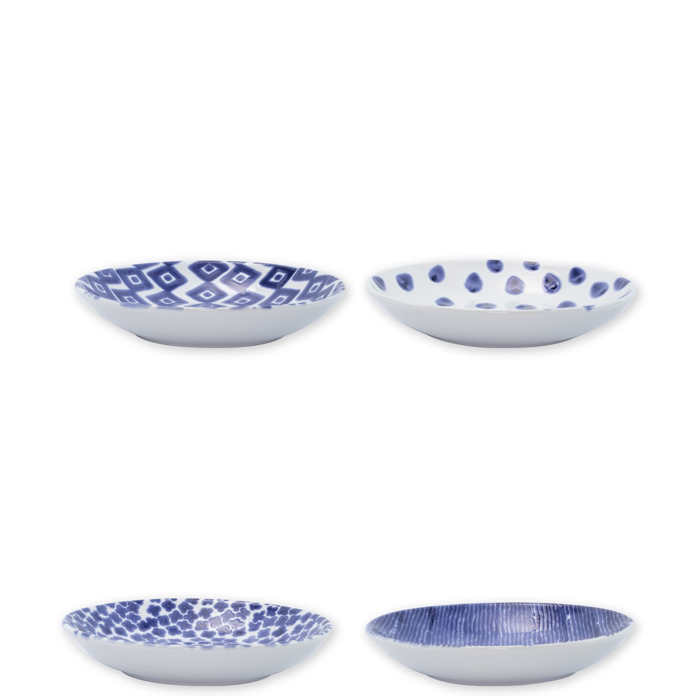 VIETRI: Santorini Assorted Pasta Bowls - Set of 4 - tops-selection.shop