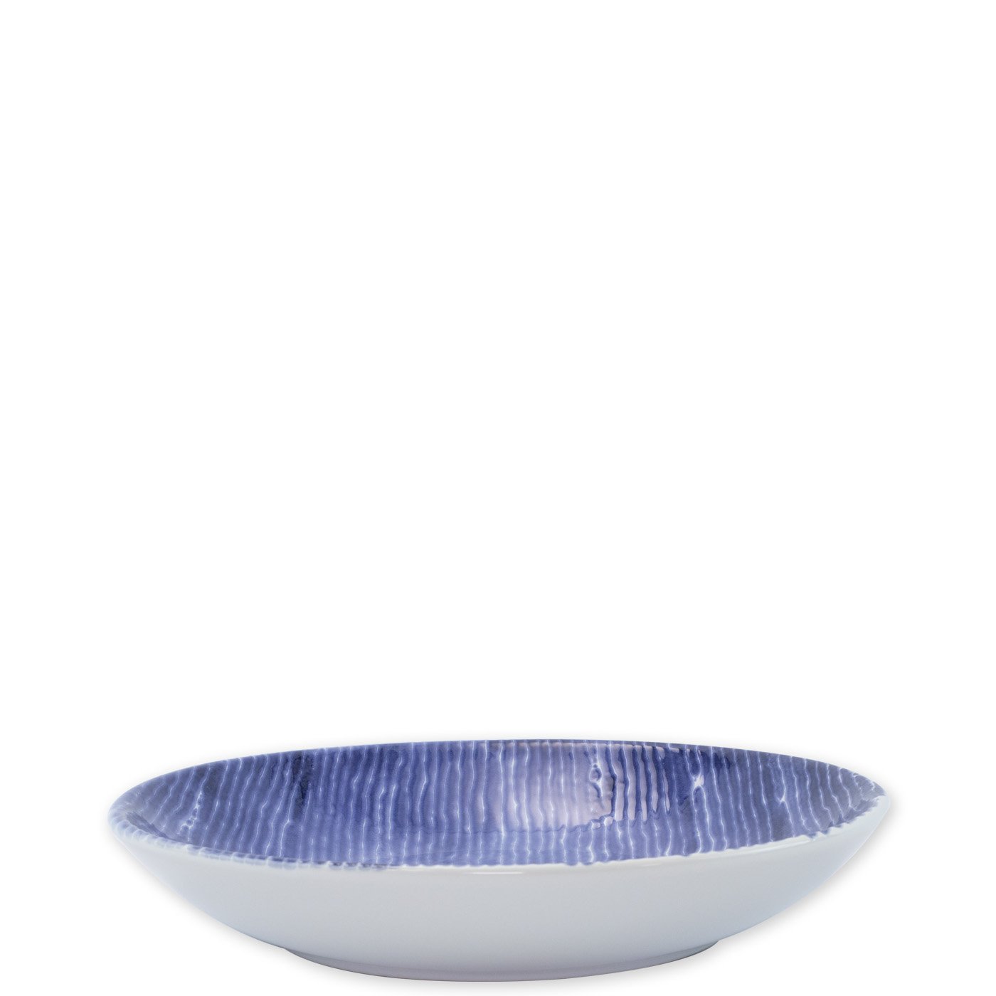 VIETRI: Santorini Stripe Pasta Bowl - tops-selection.shop