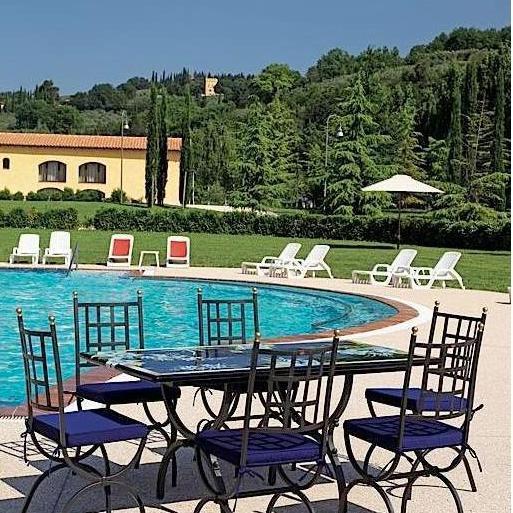 CERAMIC STONE TABLE + IRON BASE: ZARA Design^ - Hand Painted in Deruta, Italy. - tops-selection.shop